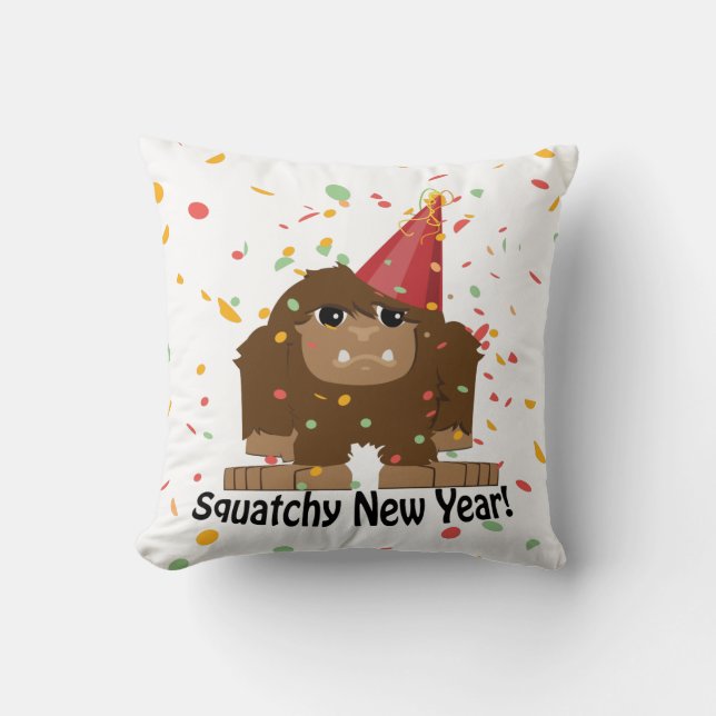 Cojín Decorativo Año Nuevo cuatchico (Anverso)