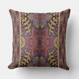 Cojín Decorativo Año Nuevo Mandala Flor Pillow
