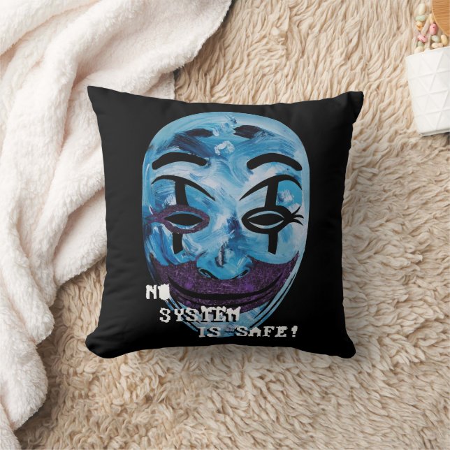 Cojín Decorativo Anónimo desenmascarado (Manta)