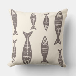 Cojín Decorativo Anouke Coastal Fish / Driftwood Taupe