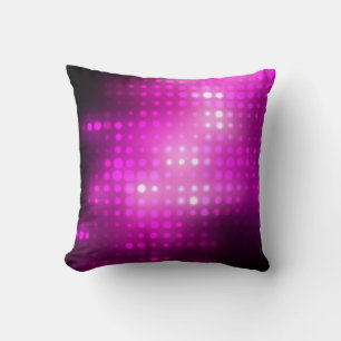 Cojín Decorativo Antecedentes abstractos. fondo geométrico rosa w