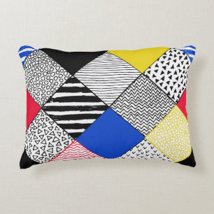 Cojín Decorativo Antecedentes: pájaros, puntos de polka.