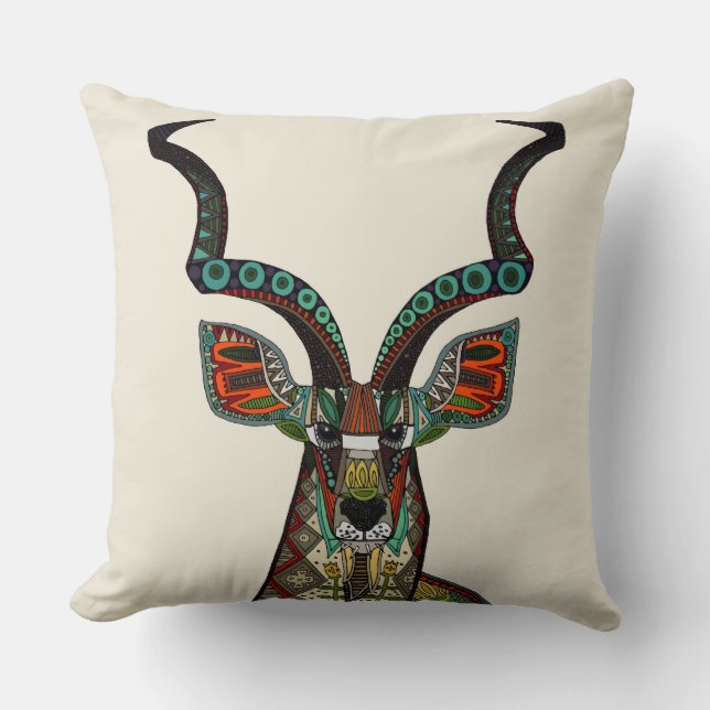 Cojín Decorativo antelope marfil (Anverso)