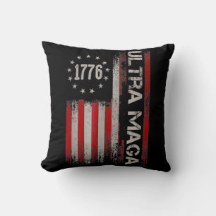 Cojín Decorativo Anti Joe Biden Ultra Maga El Regreso De La Gran
