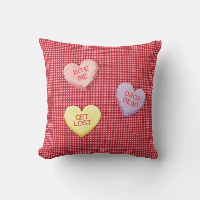 Cojín Decorativo Anti-Valentine (Anverso)