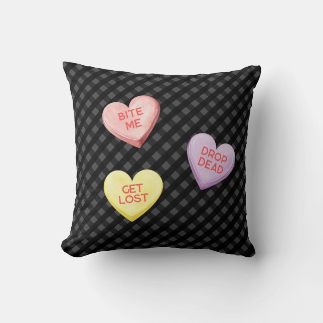 Cojín Decorativo Anti-Valentine (Anverso)