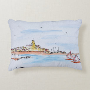 Cojín Decorativo Antibes en el Mediterráneo, Francia