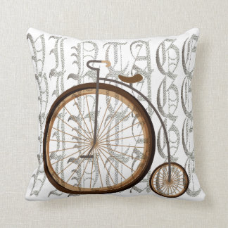 Cojín Decorativo Antigua bicicleta