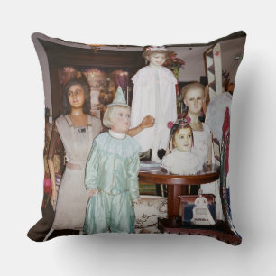 Cojín Decorativo Antigüedad de las muñecas vintage