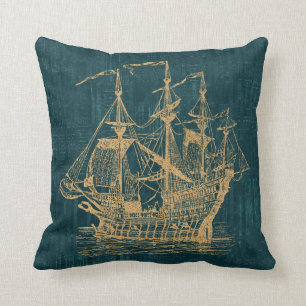 Cojín Decorativo Antiguo barco de moda Estilo clásico con temátic
