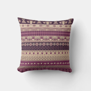 Cojín Decorativo Antiguo patrón tribal homónimo egipcio sin fisuras