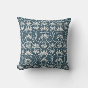 Cojín Decorativo Antiguo retro sin costura retro de fondo desgastad