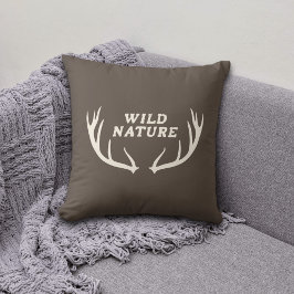 Cojín Decorativo Antillas de venado y naturaleza salvaje