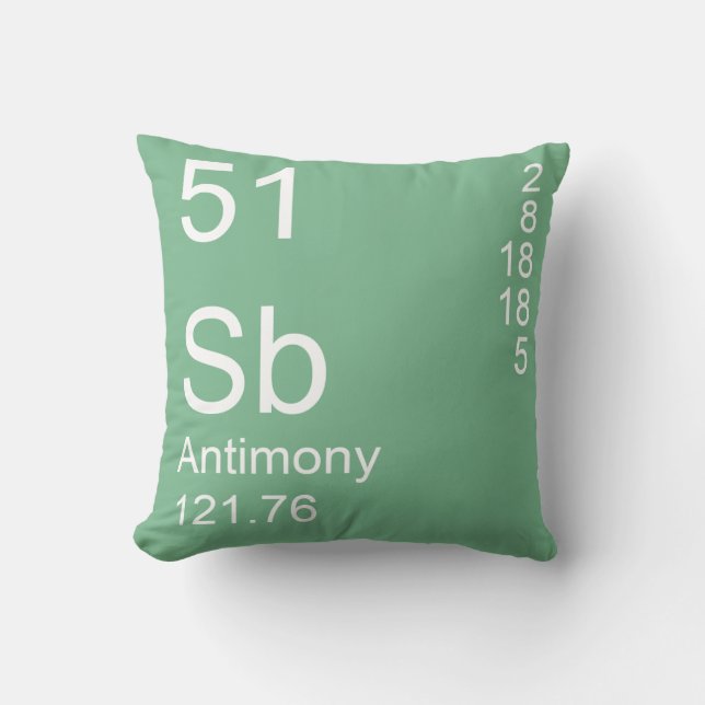 Cojín Decorativo Antimonio (Anverso)
