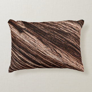 Cojín Decorativo Antique brown obsolete wooden background. age-old,