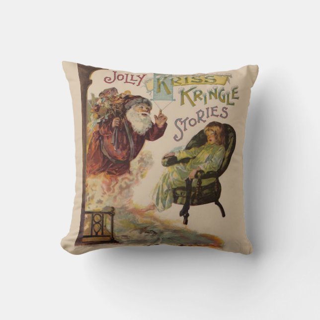 Cojín Decorativo Antique Kris Kringle Sanga Claus (Anverso)