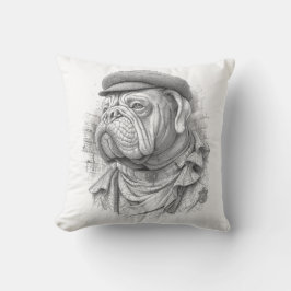 Cojín Decorativo Antique Marble Bulldog Minister Guest Towel