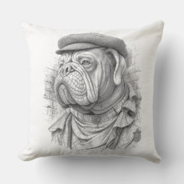 Cojín Decorativo Antique Marble Bulldog Minister Guest Towel