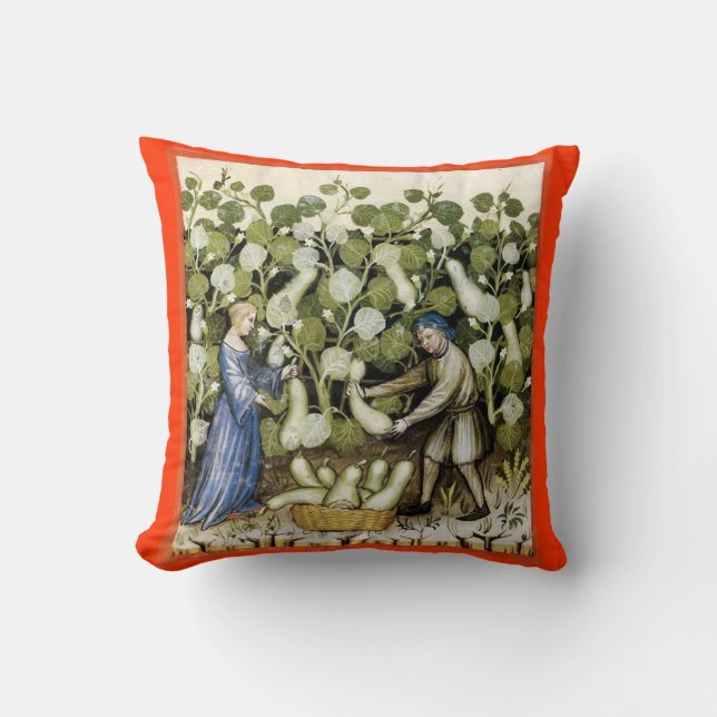 COJÍN DECORATIVO ANTIQUE SQUASH HARVEST (Anverso)