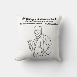 Cojín Decorativo antistress Freud Psychiatry Therapy Clinic Health