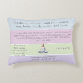 COJÍN DECORATIVO ANTISTRESS MANIFESTATION CALM CHAKRA VISUALIZATION