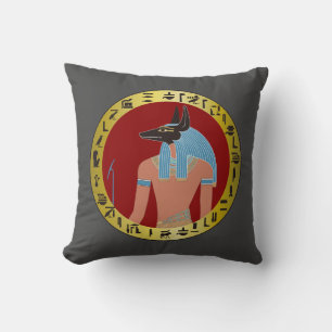 Cojín Decorativo Anubis, Dios Egipcio