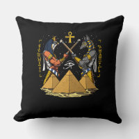 Anubis Egyptian God Ra Ankh Eye Of Horus Pyramids