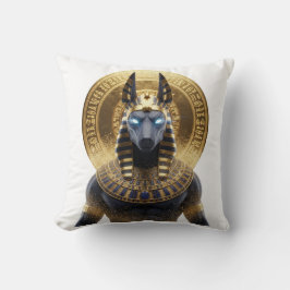 Cojín Decorativo Anubis Jackal Pillow | Ancient Egyptian God Decora