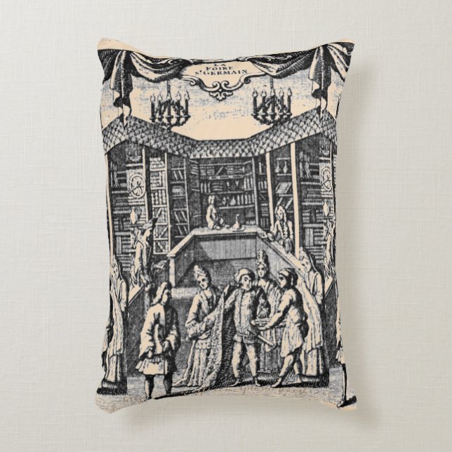 Cojín Decorativo "Anuncios de café de época" (Frente (Vertical))