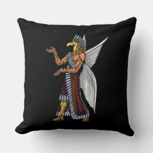 Cojín Decorativo Anunnaki Dios Alien Conspiración Sumerian Reptilia