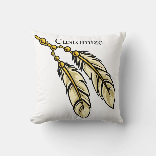 Cojín Decorativo Apache Feathers Thunder_Cove (Anverso)