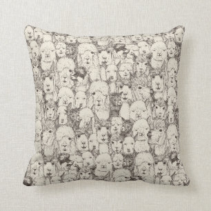 Cojín Decorativo apenas alpacas naturales