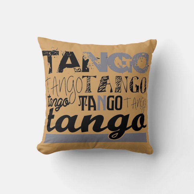 Cojín Decorativo Apenas tango (Anverso)