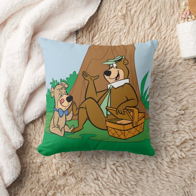 Cojín Decorativo Aperitivo para picnic y boco-boo de yogi (Manta)
