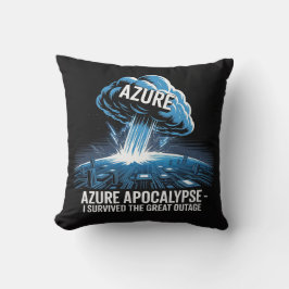 Cojín Decorativo Apocalipsis de Azure - Sobreviví al Gran Apagón