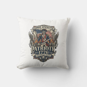 Cojín Decorativo Apocalipsis Zombie General Zombie Patriota Patriót