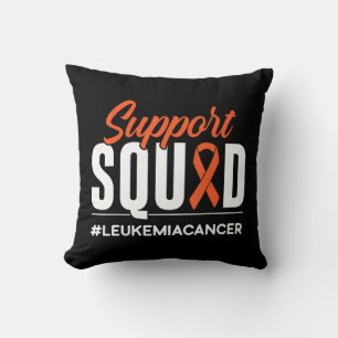 Cojín Decorativo Apoyo al regalo de sensibilización sobre el cáncer