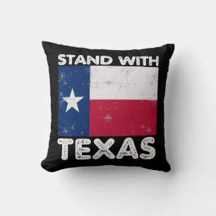 Cojín Decorativo Apoyo Texas Me Mantengo Con Texas Bandera Texana