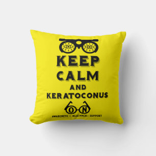 Cojín Decorativo Apoyo Y Conciencia De Keratoconos