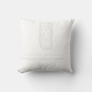 Cojín Decorativo Appalachian Trail Blaze 100 Mile Wilderness Maine