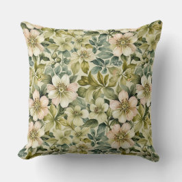 Cojín Decorativo Apple Blossoms and Leaves