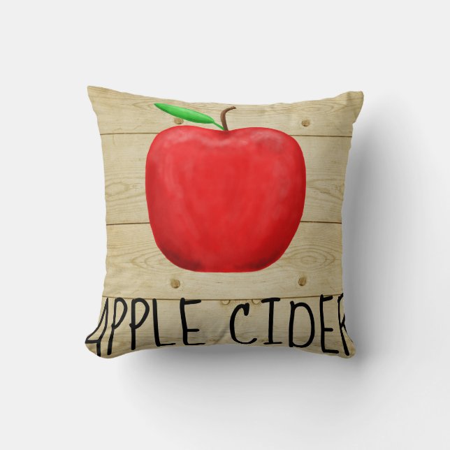 Cojín Decorativo Apple Cider Red Apple (Anverso)