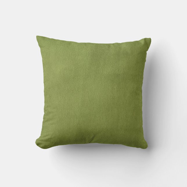 Cojín decorativo Apple Green Faux Textura (Anverso)