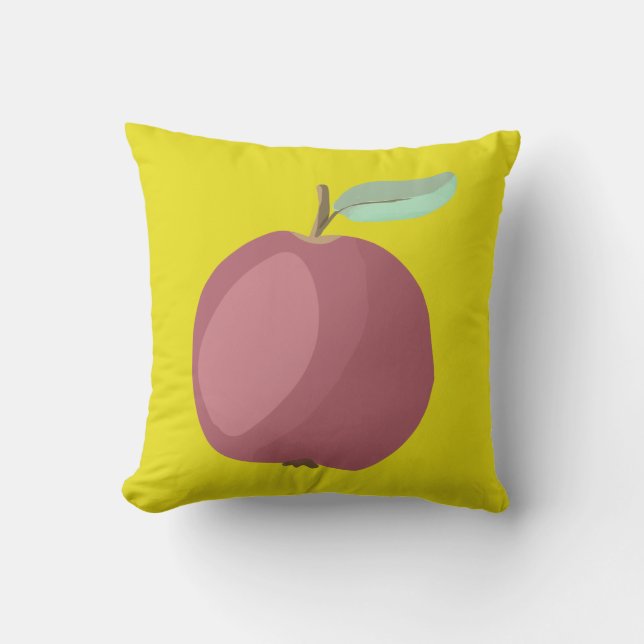 Cojín Decorativo Apple Rojo (Anverso)