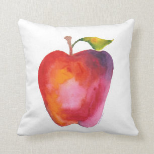 Cojín Decorativo Apple rojo, Apple azul