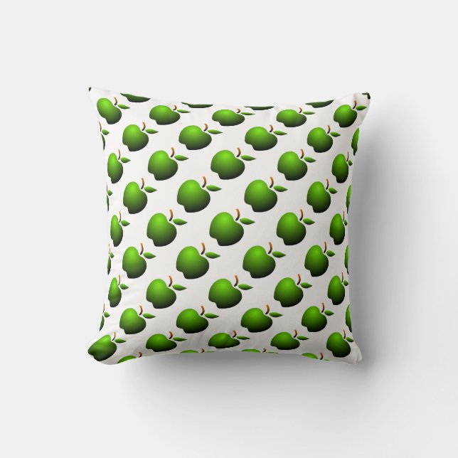 Cojín Decorativo Apple verde (Anverso)