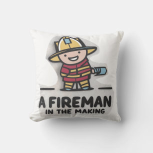 Cojín Decorativo Aprendiz de bombero. Futuro bombero