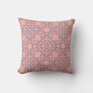 COJÍN DECORATIVO APRICOT ABSTRACT PATTERN CUSHION