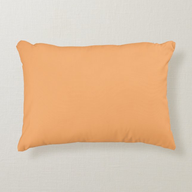 Cojín Decorativo Apricot (color sólido) (Anverso)