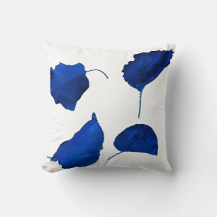 Cojín decorativo Apricot Tree Blue Leaves Cushion